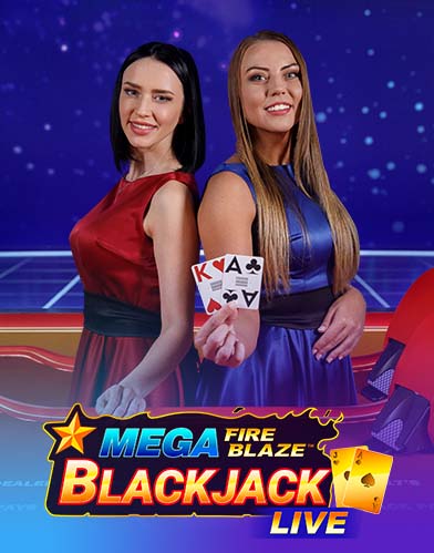 Mega Fire Blaze Blackjack Live