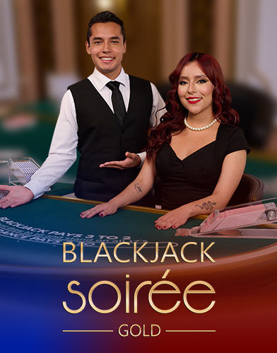 Blackjack Soirée Gold 4 Live